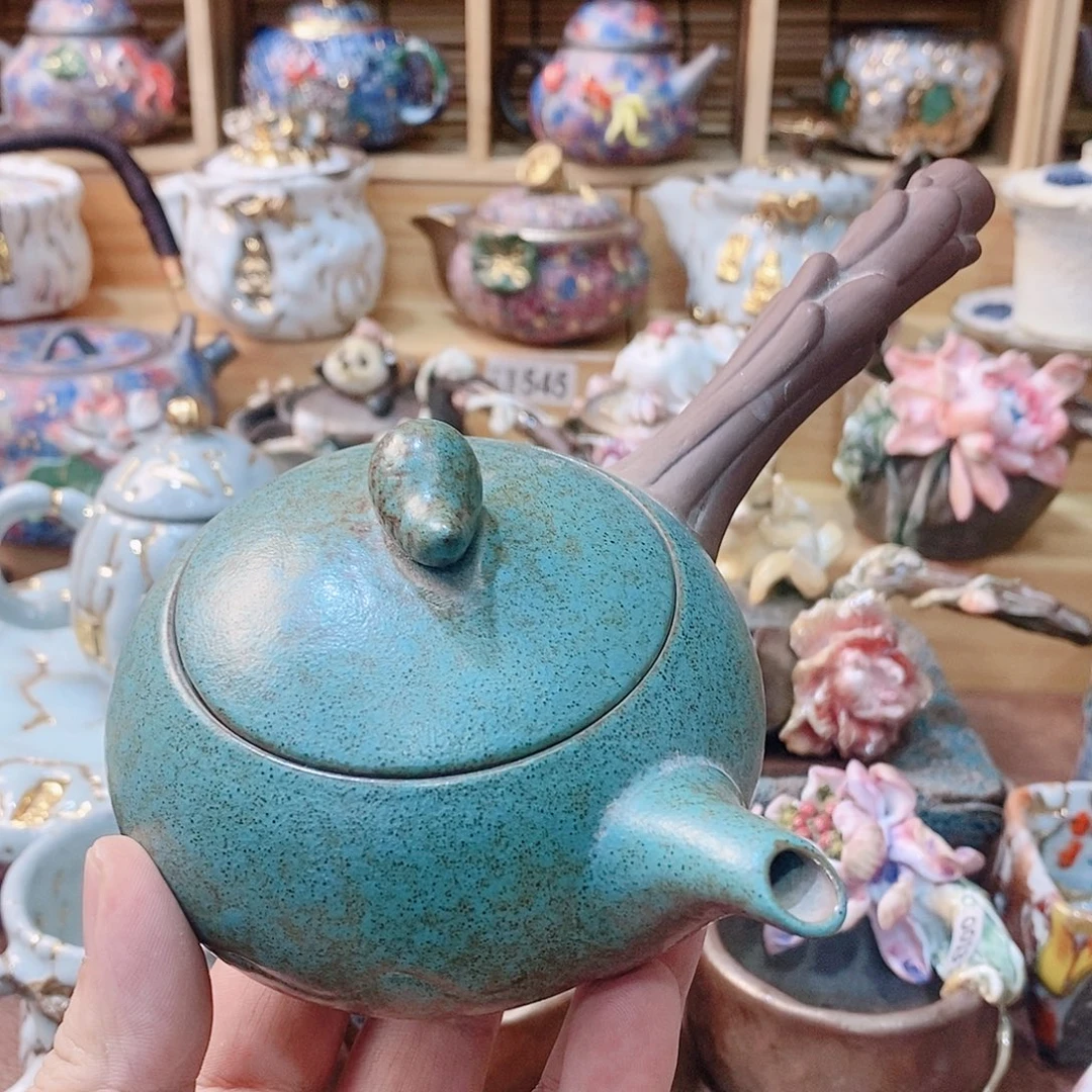 粗陶志野柴烧茶器