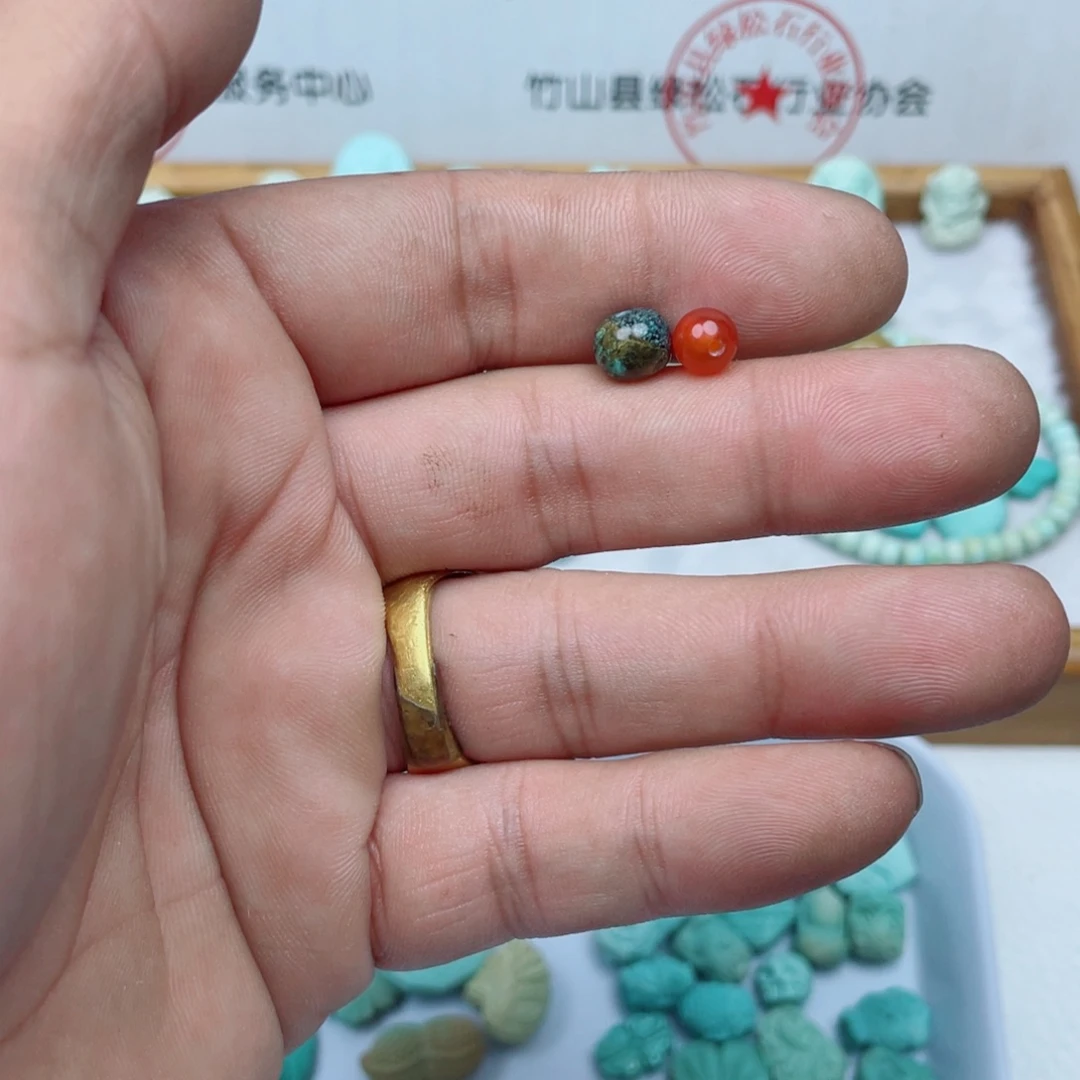 素***舟颈饰未镶嵌南红玛瑙007