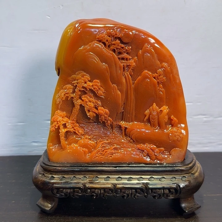 用***6寿山石寿山石摆件精品