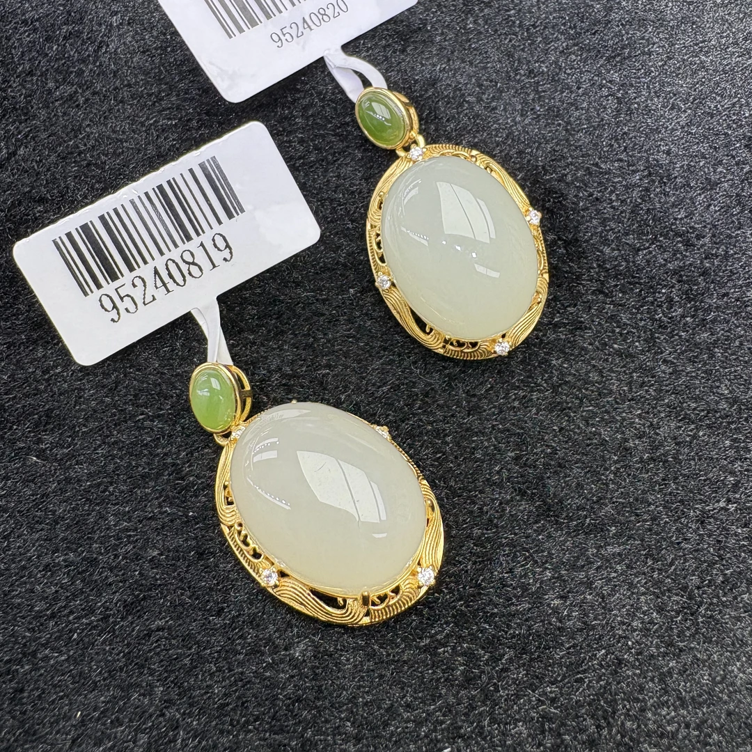 和田玉蛋面吊坠（多样性发一）