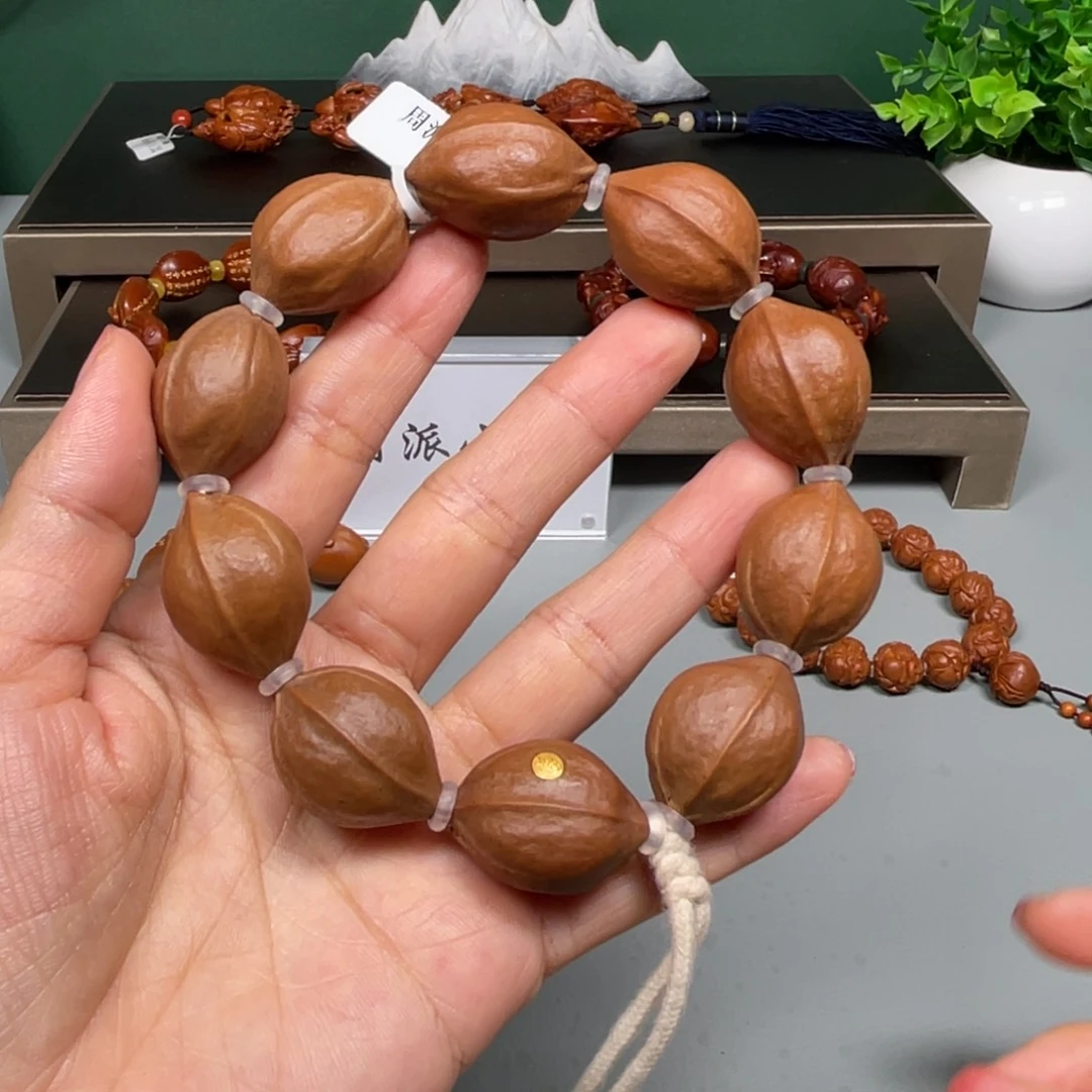 手串/手链橄榄核1.85金标铁素