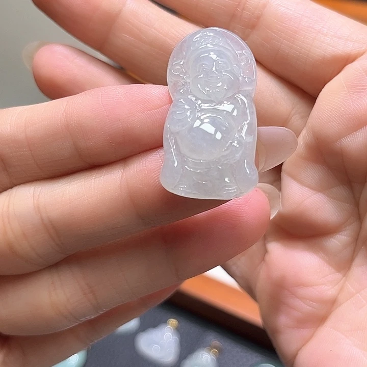 颈饰未镶嵌翡翠财神爷