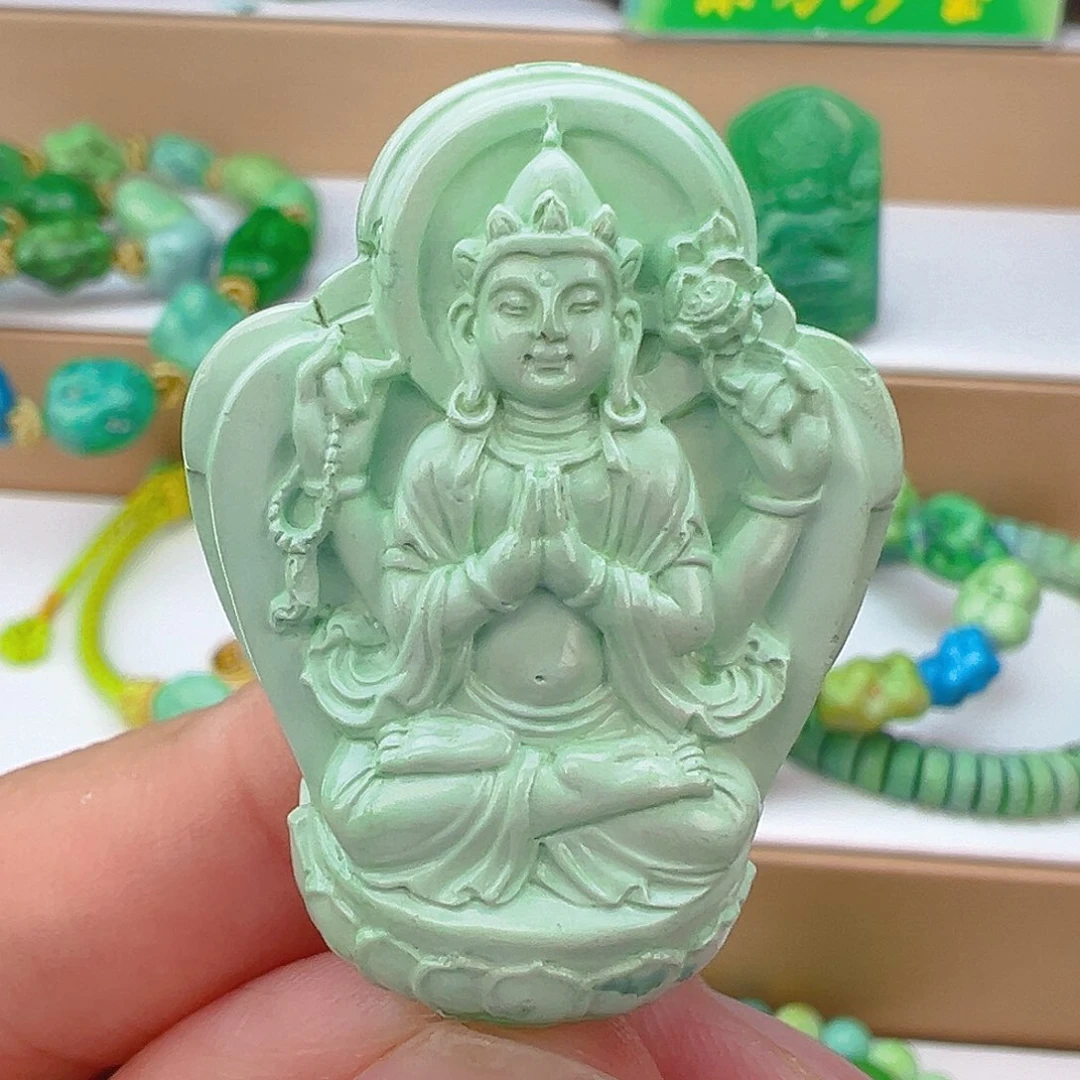 未镶嵌绿松石项链