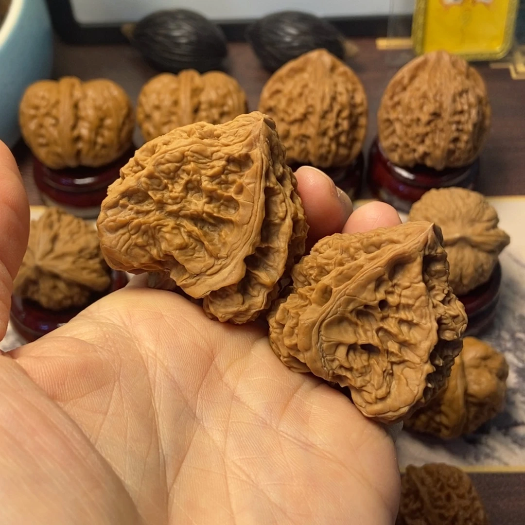 把件文玩核桃全品野牛半壁61