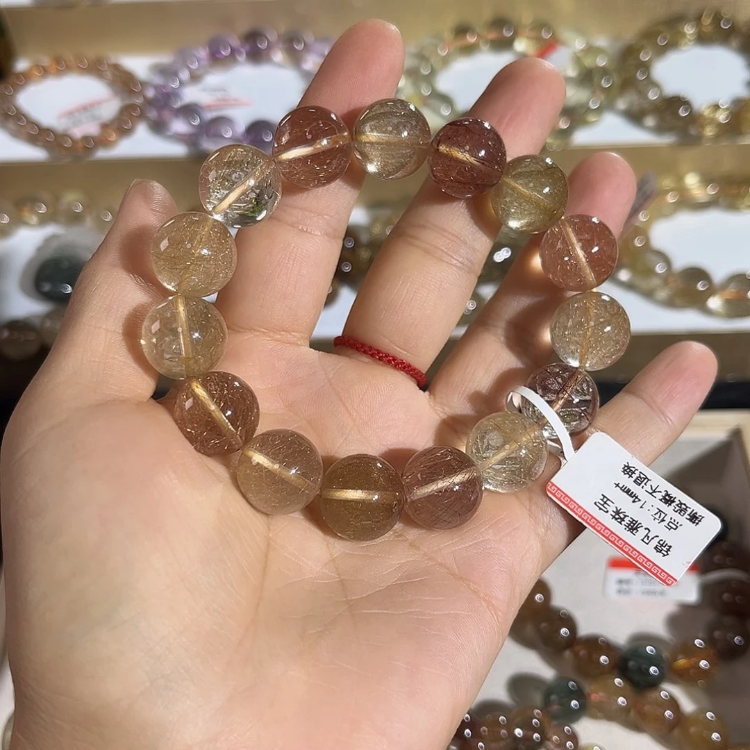 水晶手链未镶嵌晶莹剔透