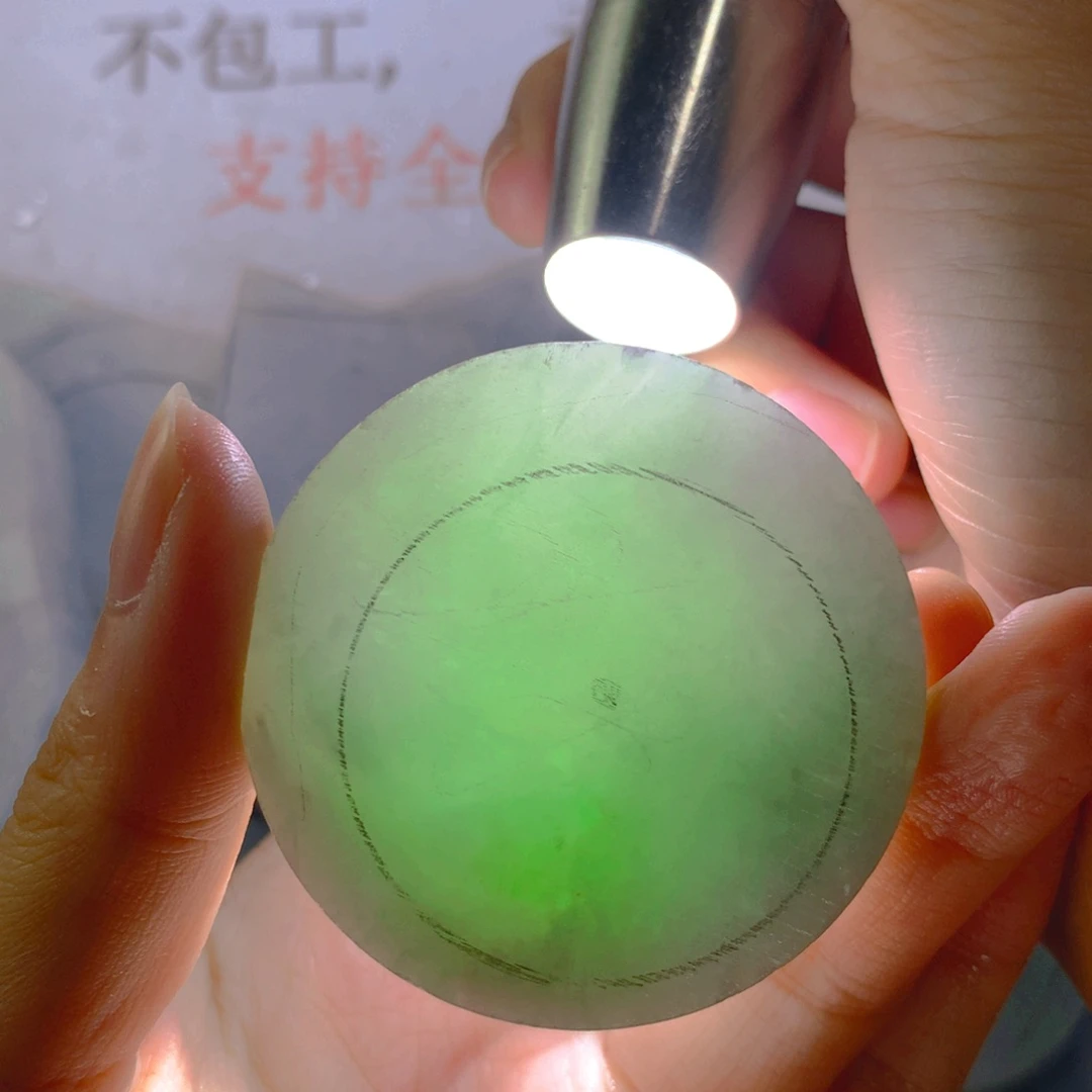裸石翡翠天然缅甸a货F20