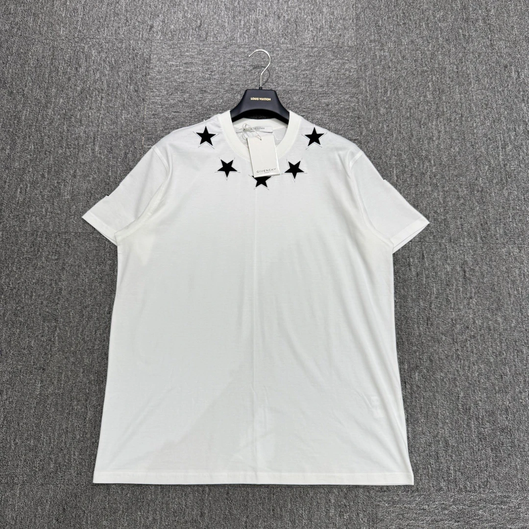 未使用 Givenchy/纪梵希 刺绣星星短袖/s码/15555