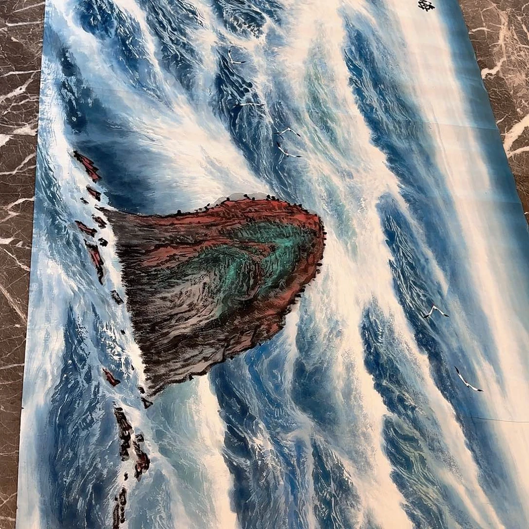 瑞***）横款精品书画作品