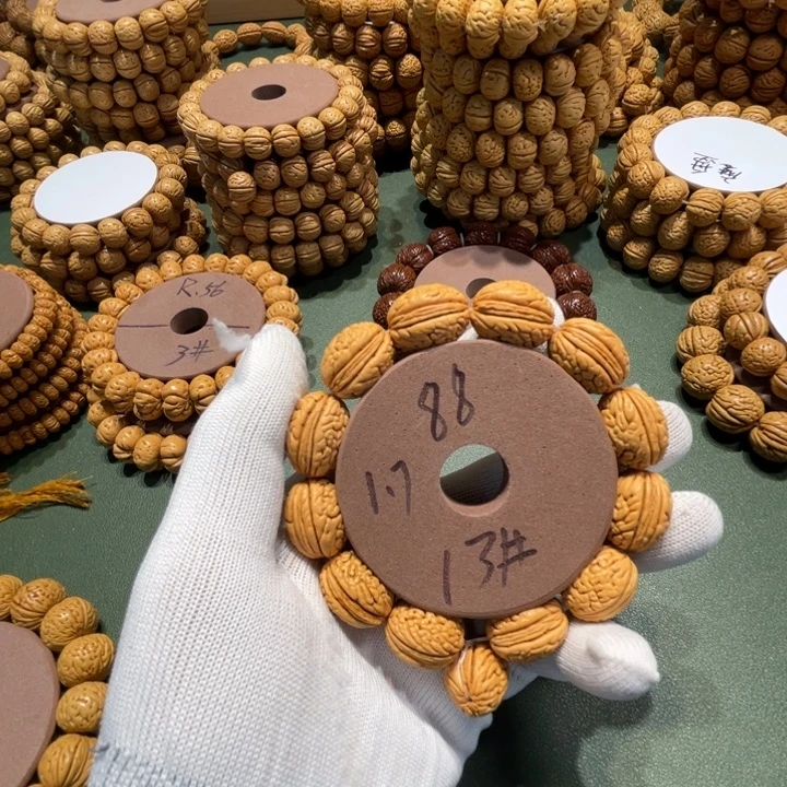 桃核手串13文玩桃核手串直播