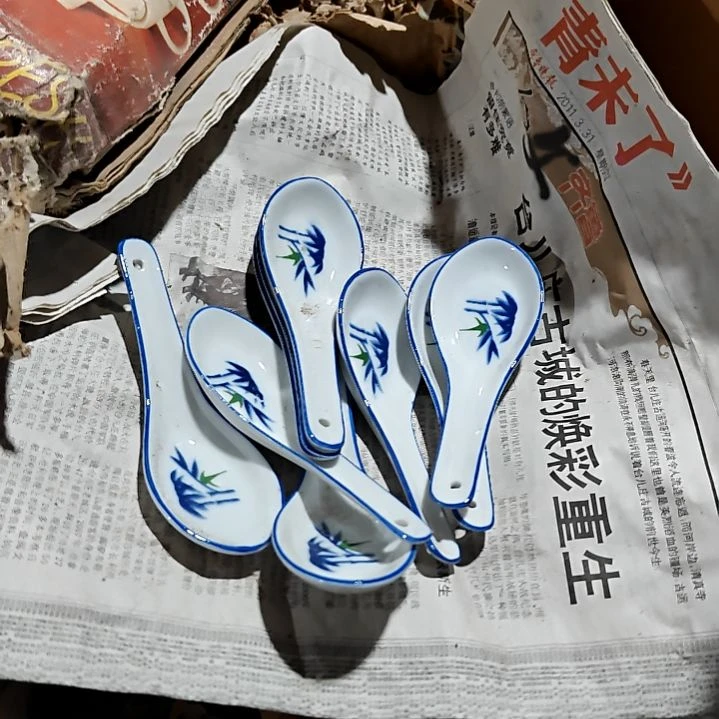 瓷片盘子碗茶壶啥都有10个
