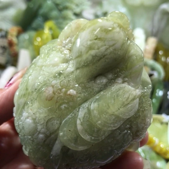 岫玉未镶嵌手镯手把
