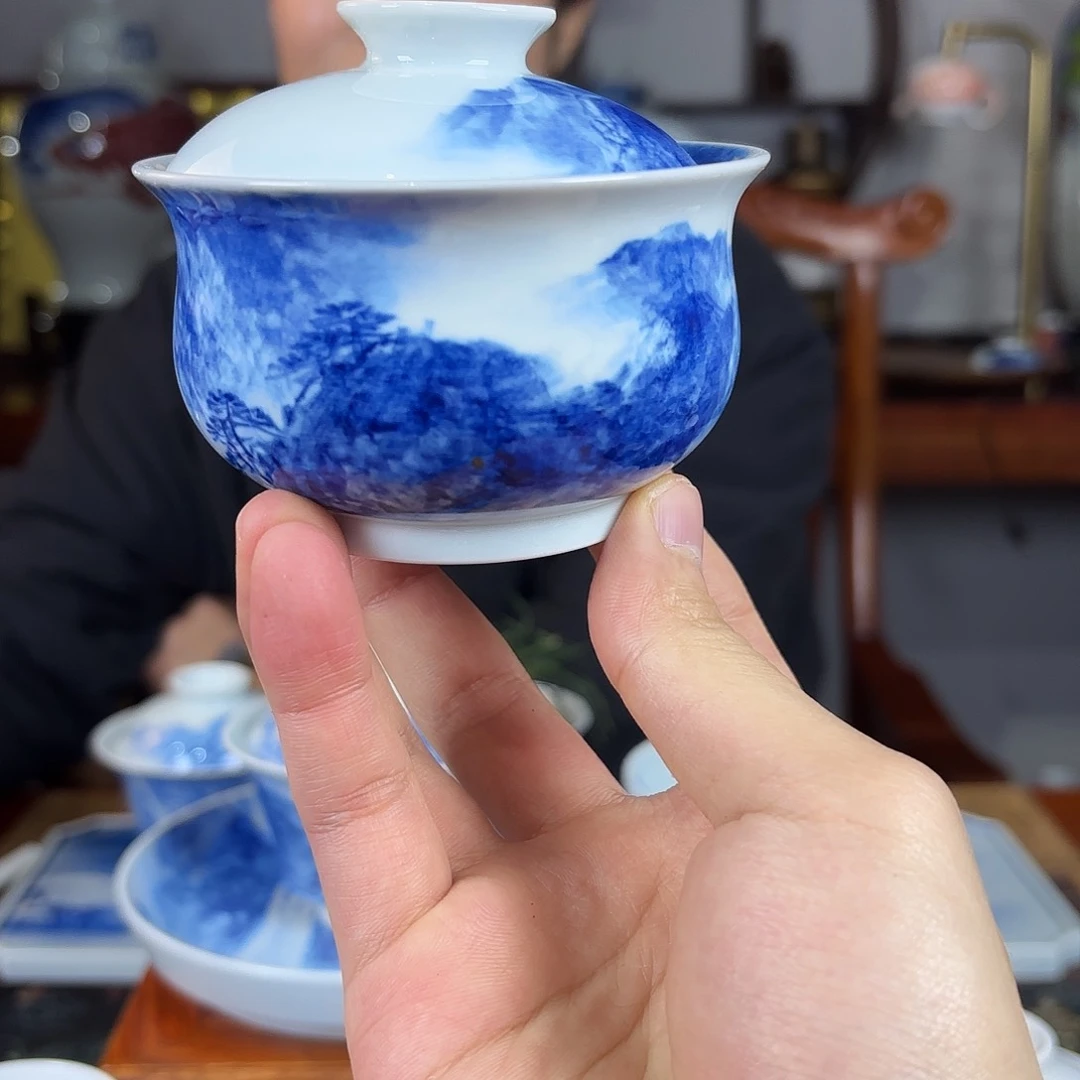 关****）王庆龙老师手绘陶瓷