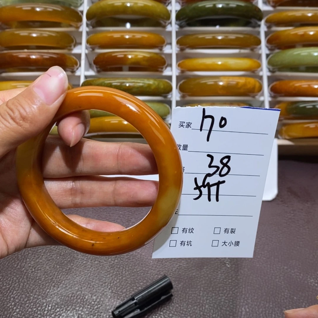 蛇纹石玉未镶嵌手镯用****8