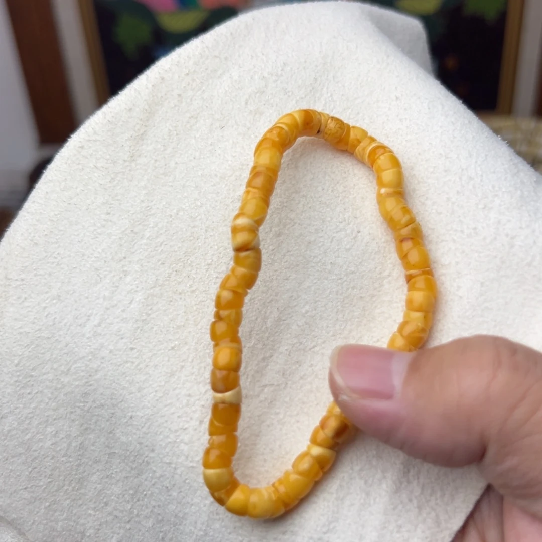 琥珀裸石未镶嵌蜜蜡大肠