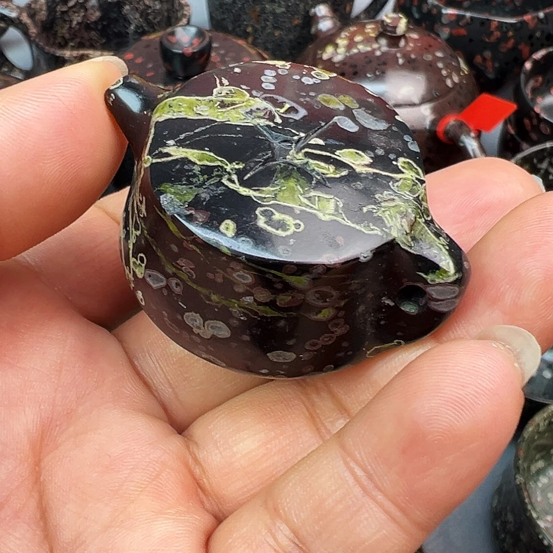 梅花玉鱼缸石茶周边微瑕不退不换