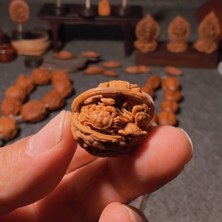 指***家手串/手链橄榄核手工制作工艺