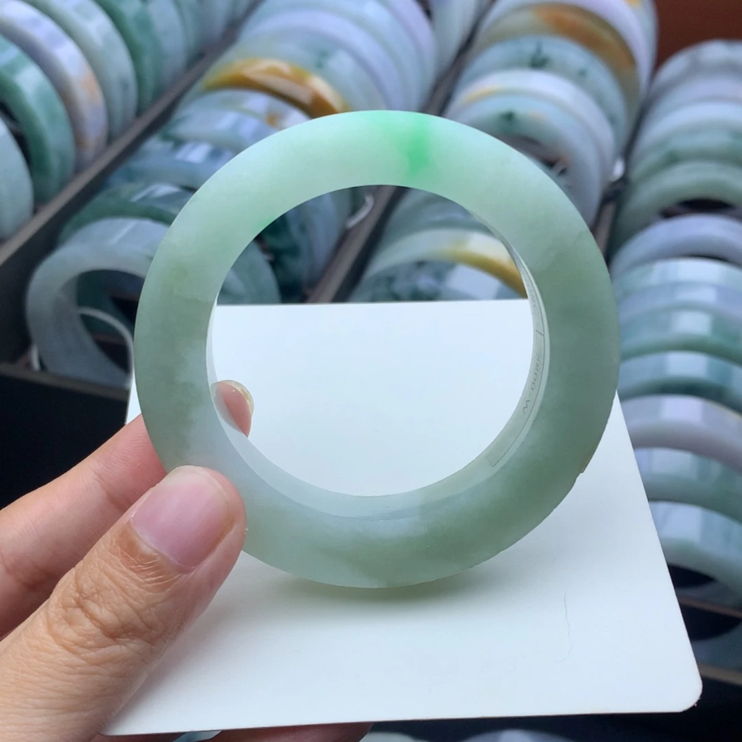 未镶嵌定制手镯定制翡翠定制50-55