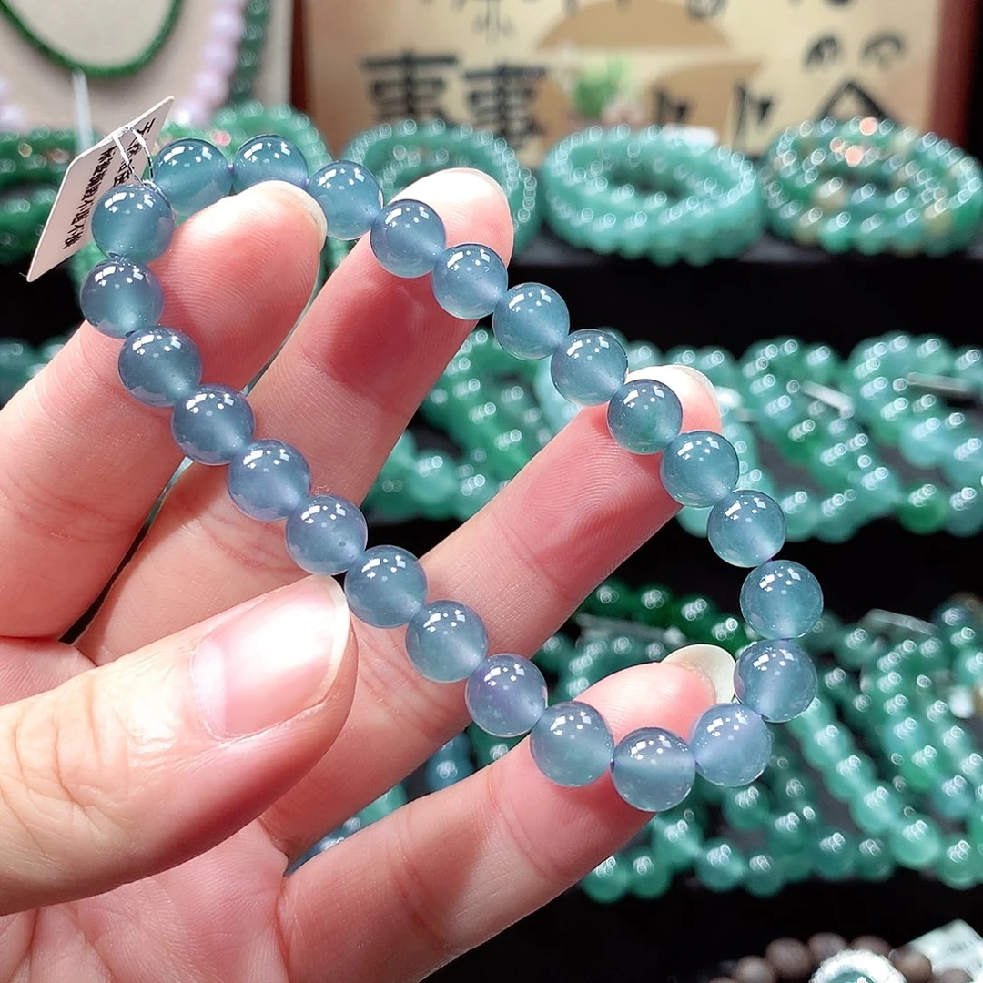 翡翠未镶嵌手链卡8
