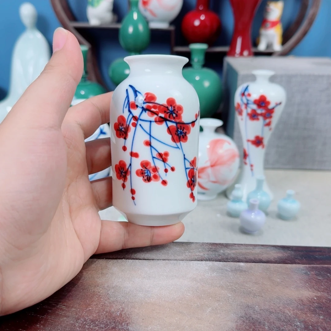 陶瓷手工小花器摆件