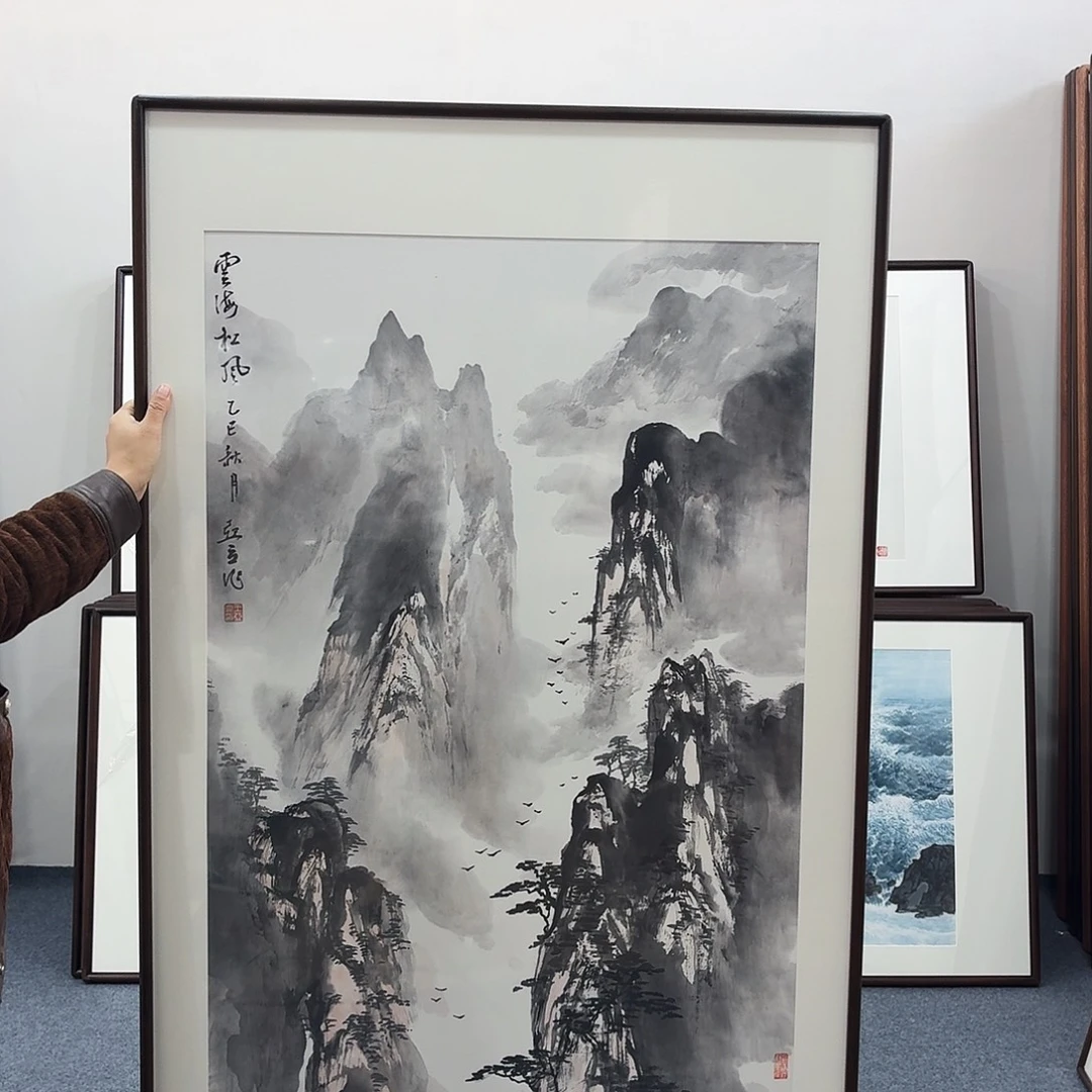 国画手绘作品160-80尺寸