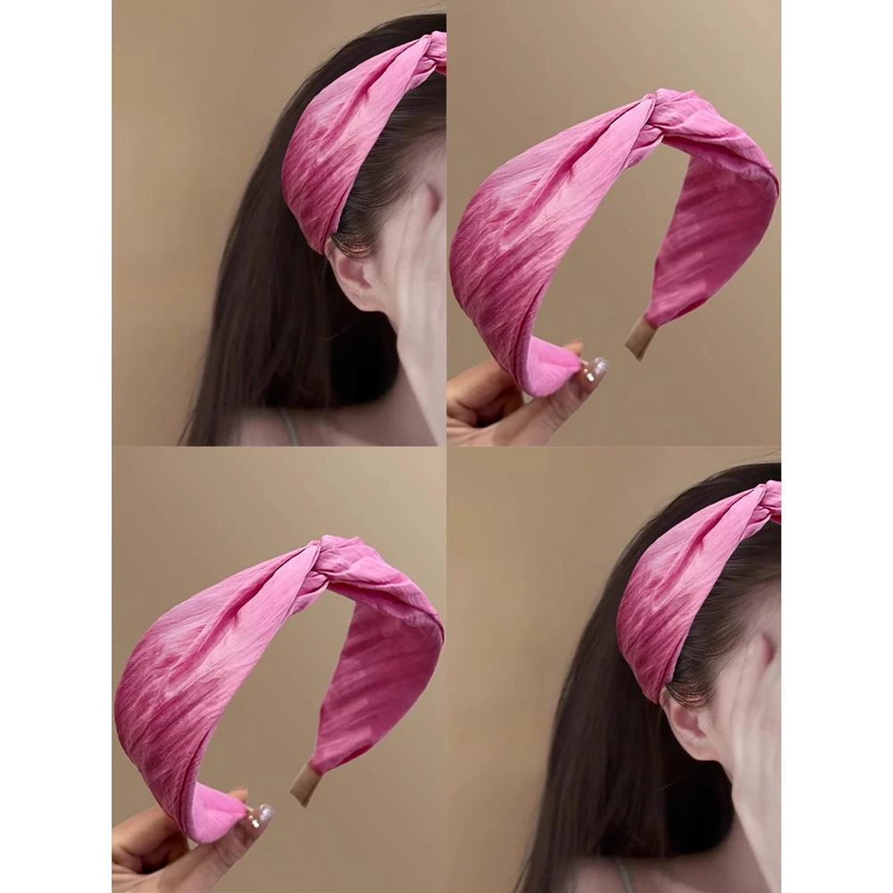 花蜜桃桃！彩色多巴胺蝴蝶结发箍！糖果色宽边发卡网红气质2025款