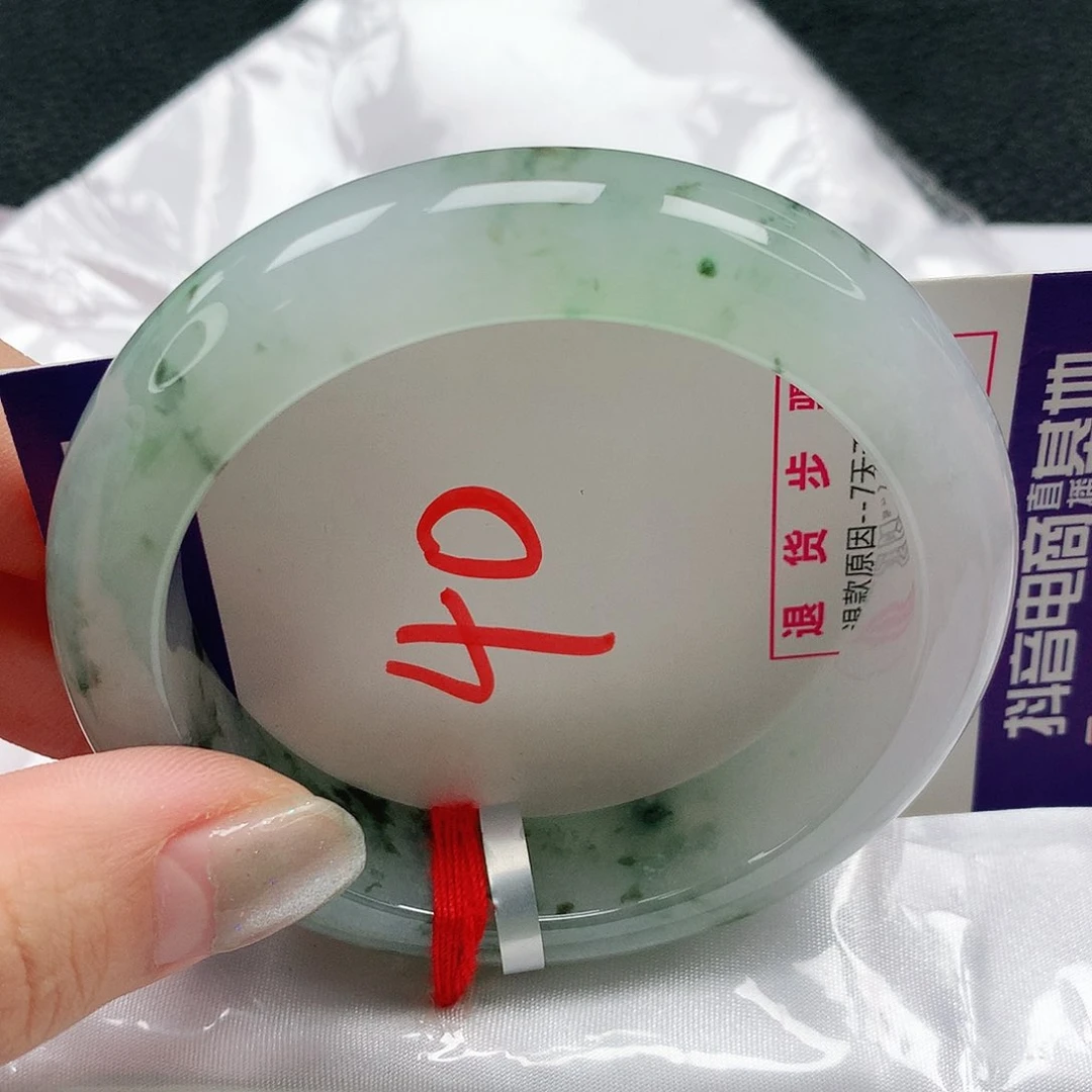 翡翠手镯未镶嵌55圈缅甸天然A货