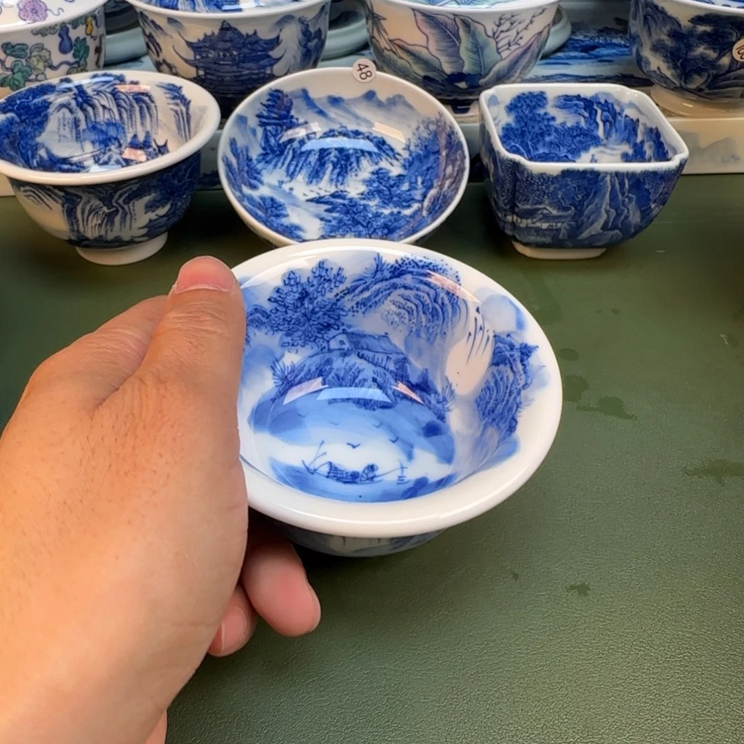 纯手工纯手绘茶具石头55