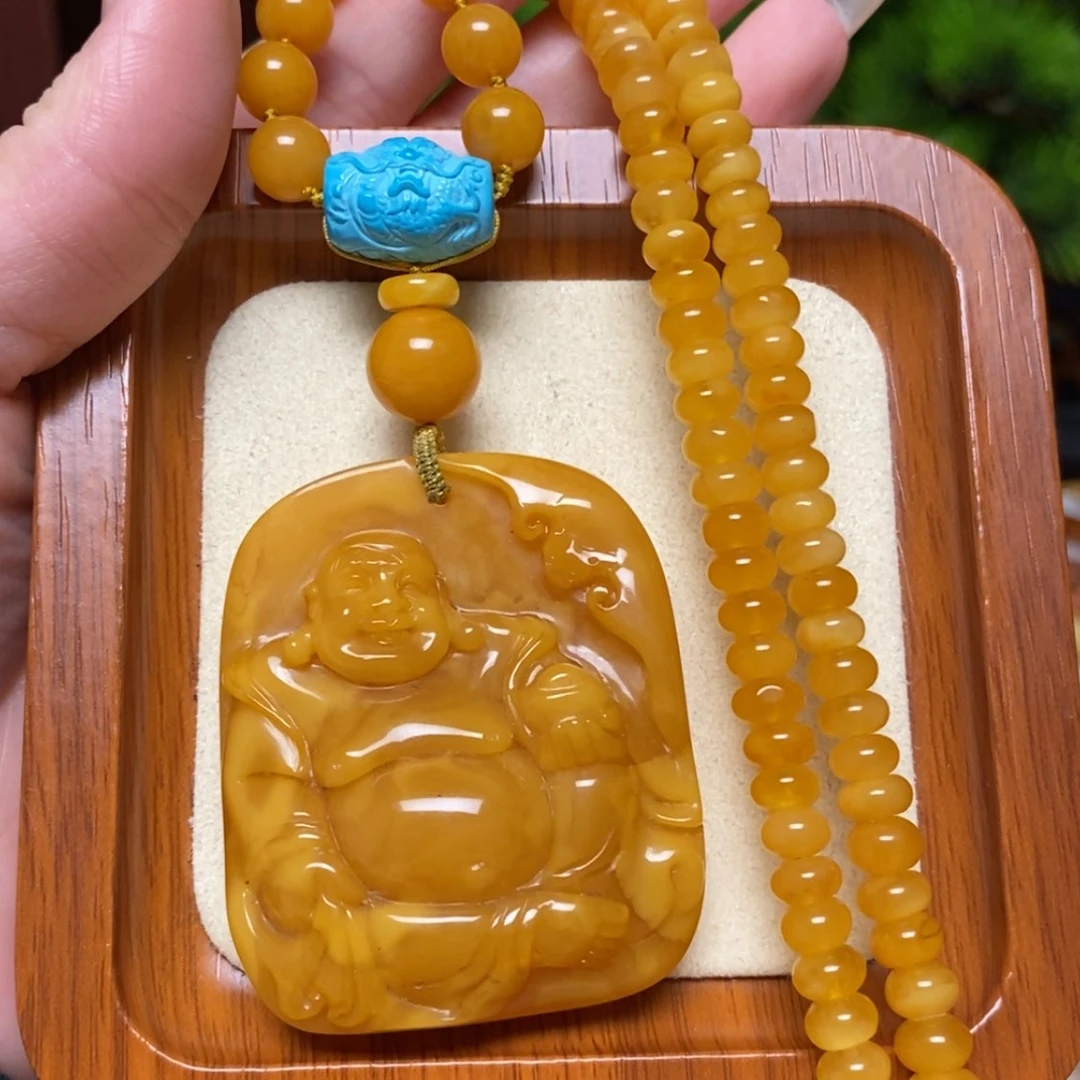 【闪购商品】蜜蜡颈饰未镶嵌项链