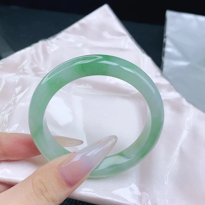 未镶嵌手镯翡翠51-52圈口