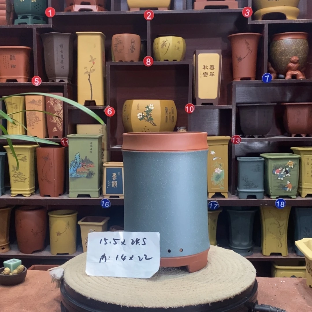 紫砂艺术紫砂花盆