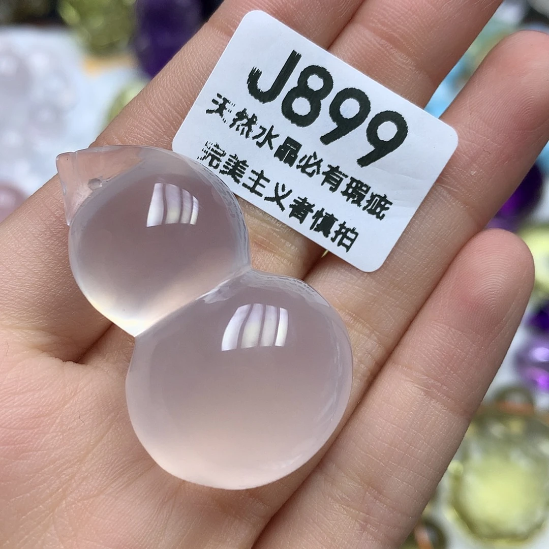 未镶嵌水晶珠宝半成品吊坠