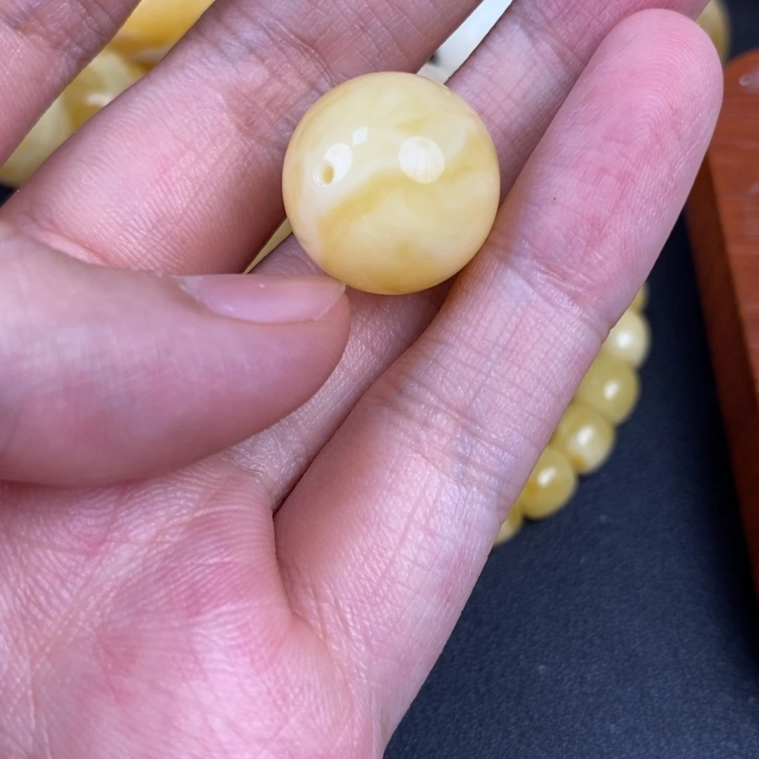 裸石琥珀未镶嵌浓蜡妖花5