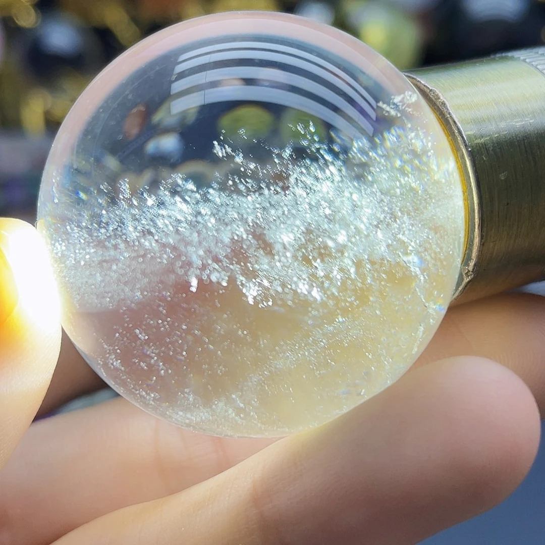 未镶嵌珠宝半成品水晶天然水晶41.4mm