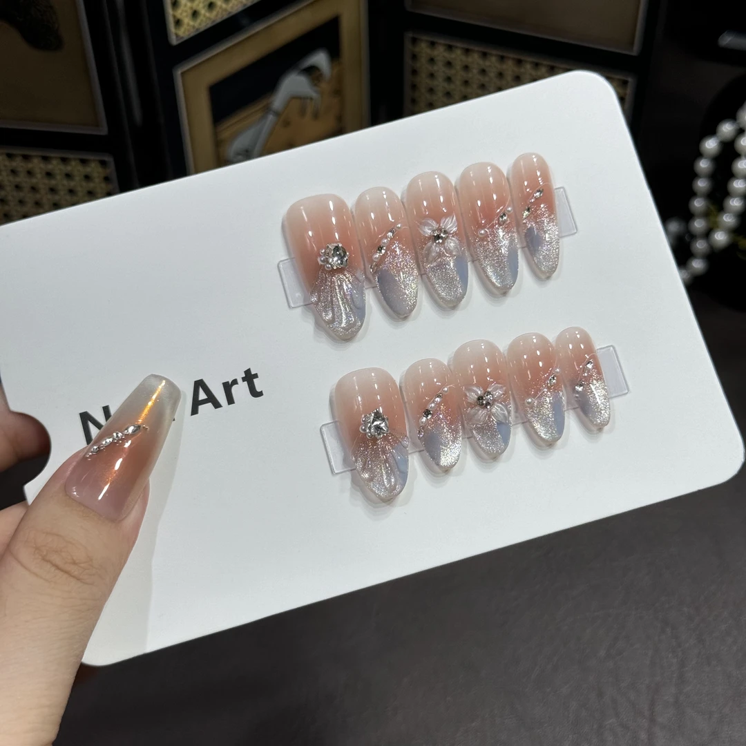 【蓝雾】—熊柿手工想穿戴甲