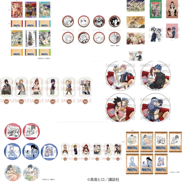 【妖精的尾巴】原画展亚克力 吧唧 盲抽