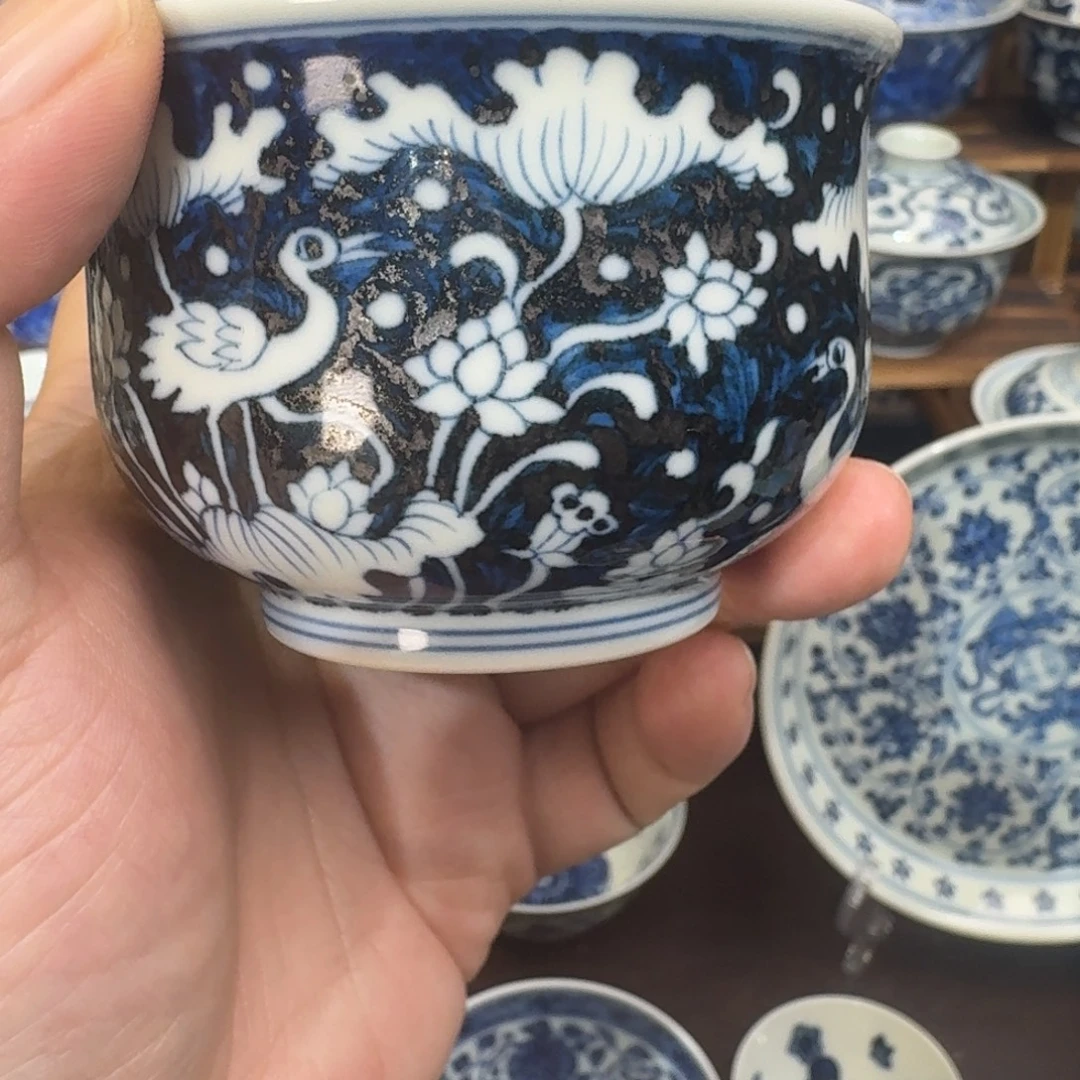 陶瓷杯子纯手工手绘瓷瓷