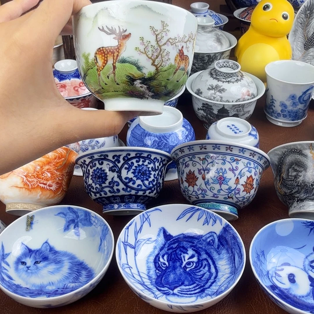 景德镇陶瓷手绘作品