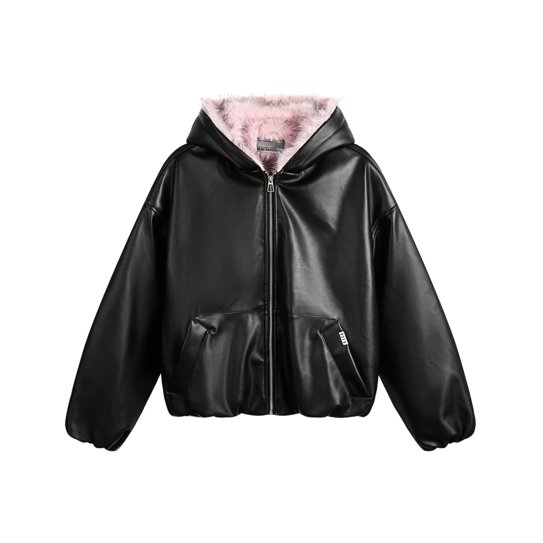 INIF 美式时尚棉服冬季潮流外套