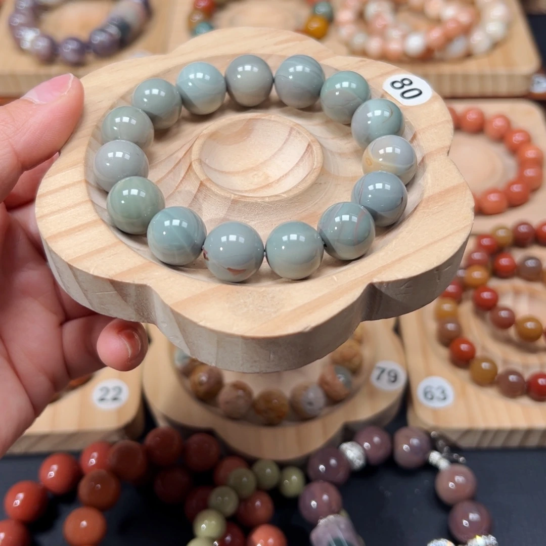 快***乐石英质玉未镶嵌手链186