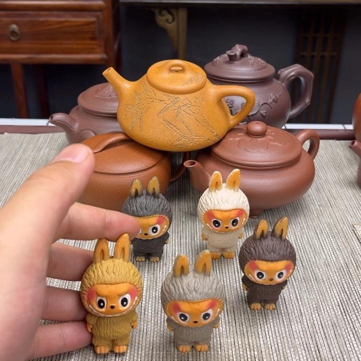 紫泥茶壶5个拉布布