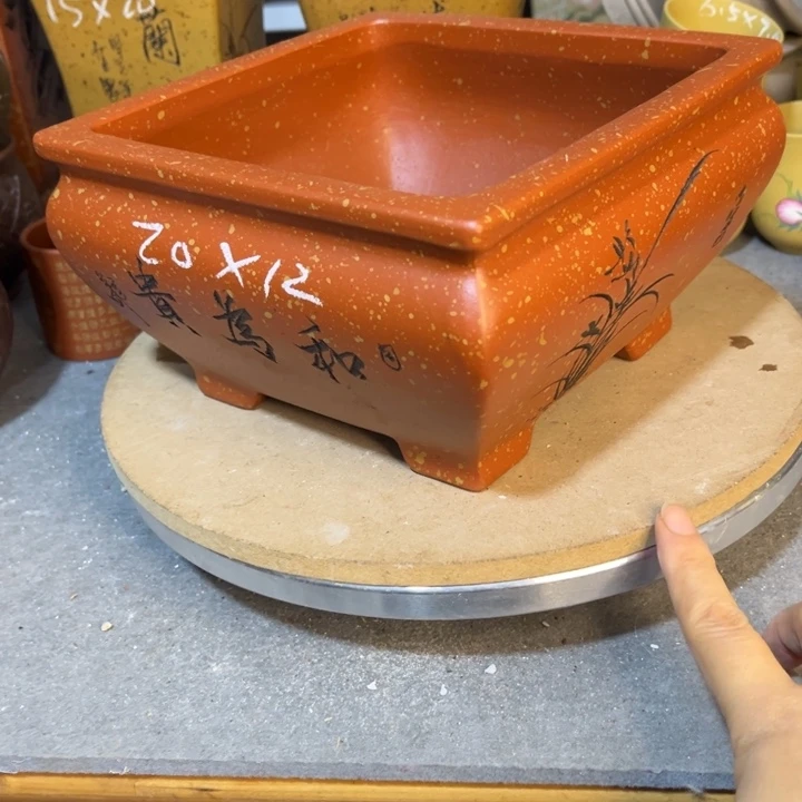 紫砂花盆紫砂花盆