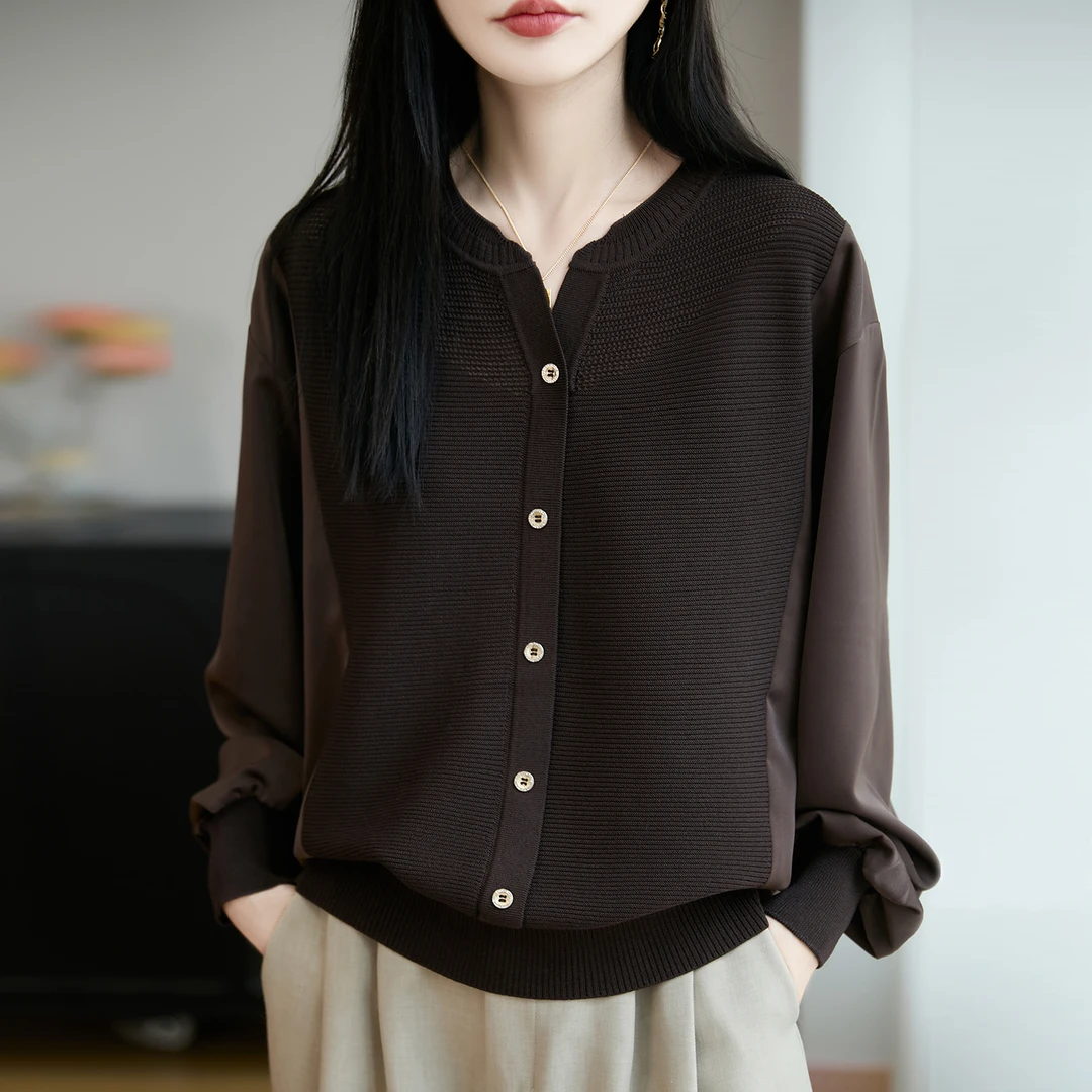 胖mm春秋大码女士毛衣遮肚子显瘦v领上衣2025新款内搭针织打底衫