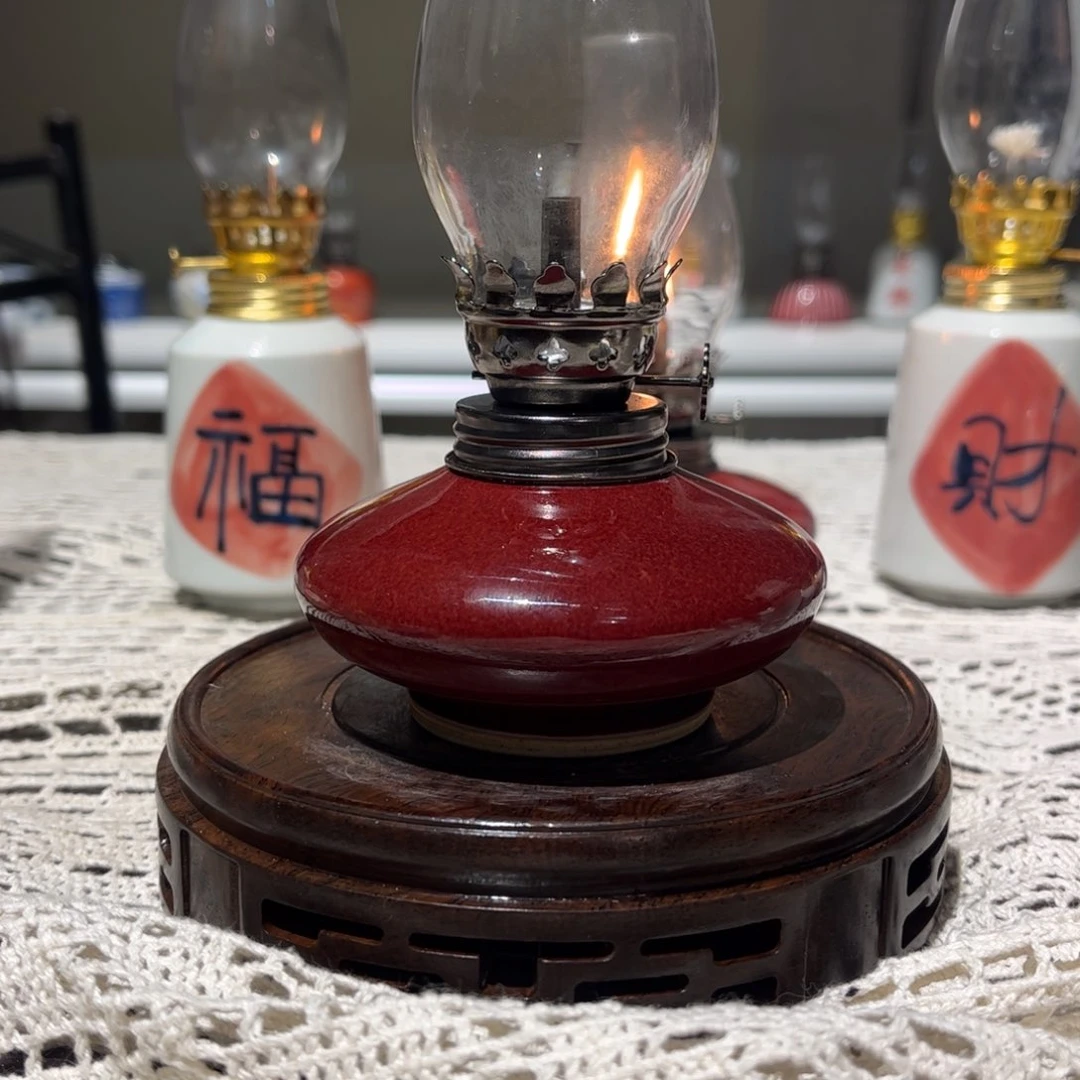 摆件景德镇陶瓷香薰灯