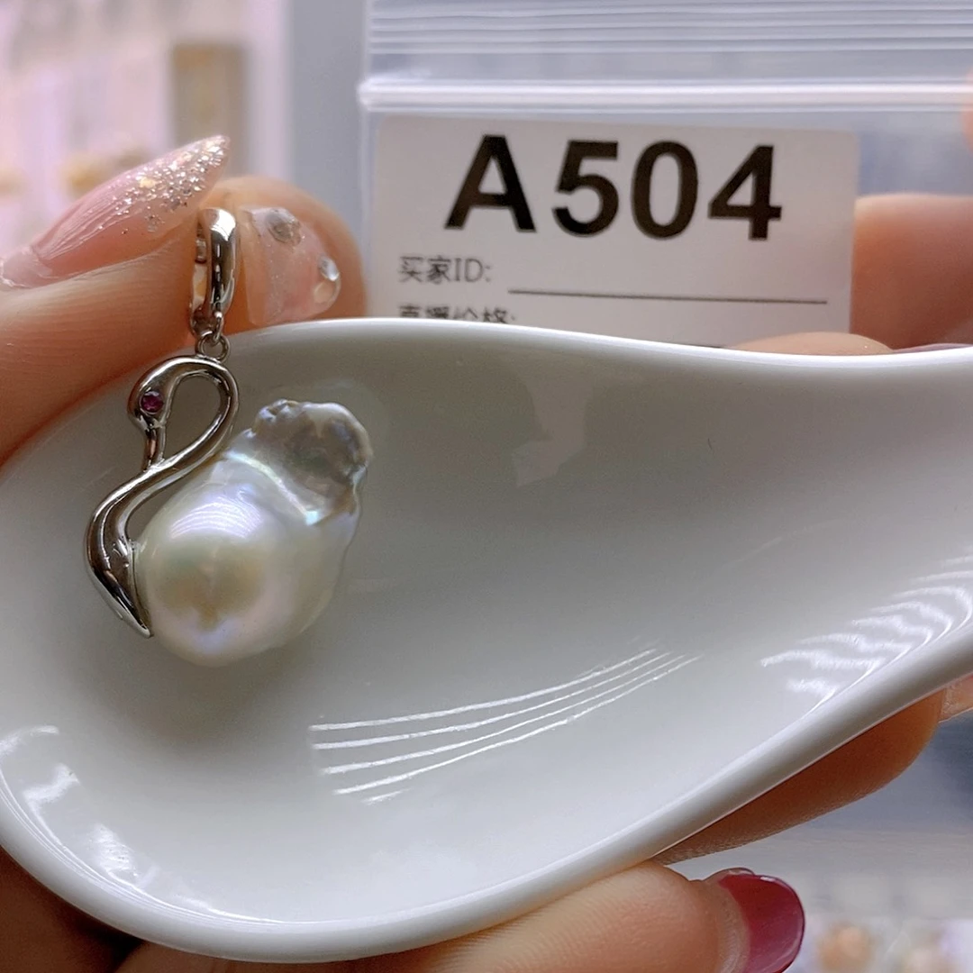 淡水珍珠颈饰银S925镶嵌