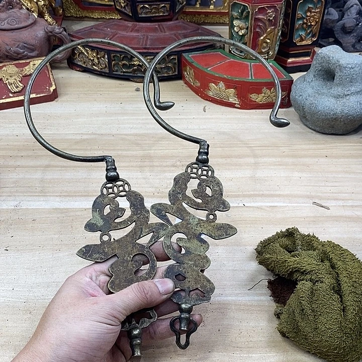 念***一香榧木茶室空间老木雕花板