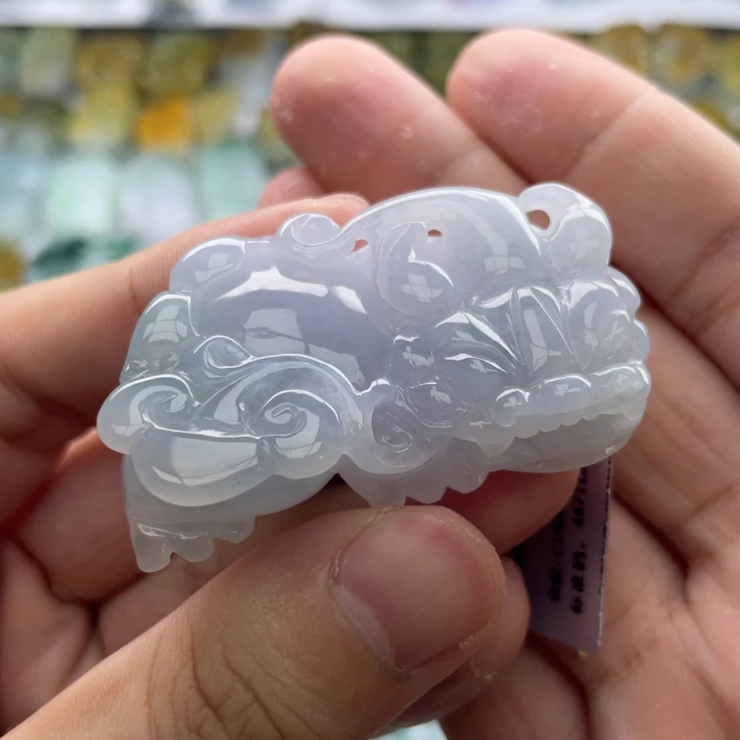 翡翠未镶嵌颈饰貔貅16