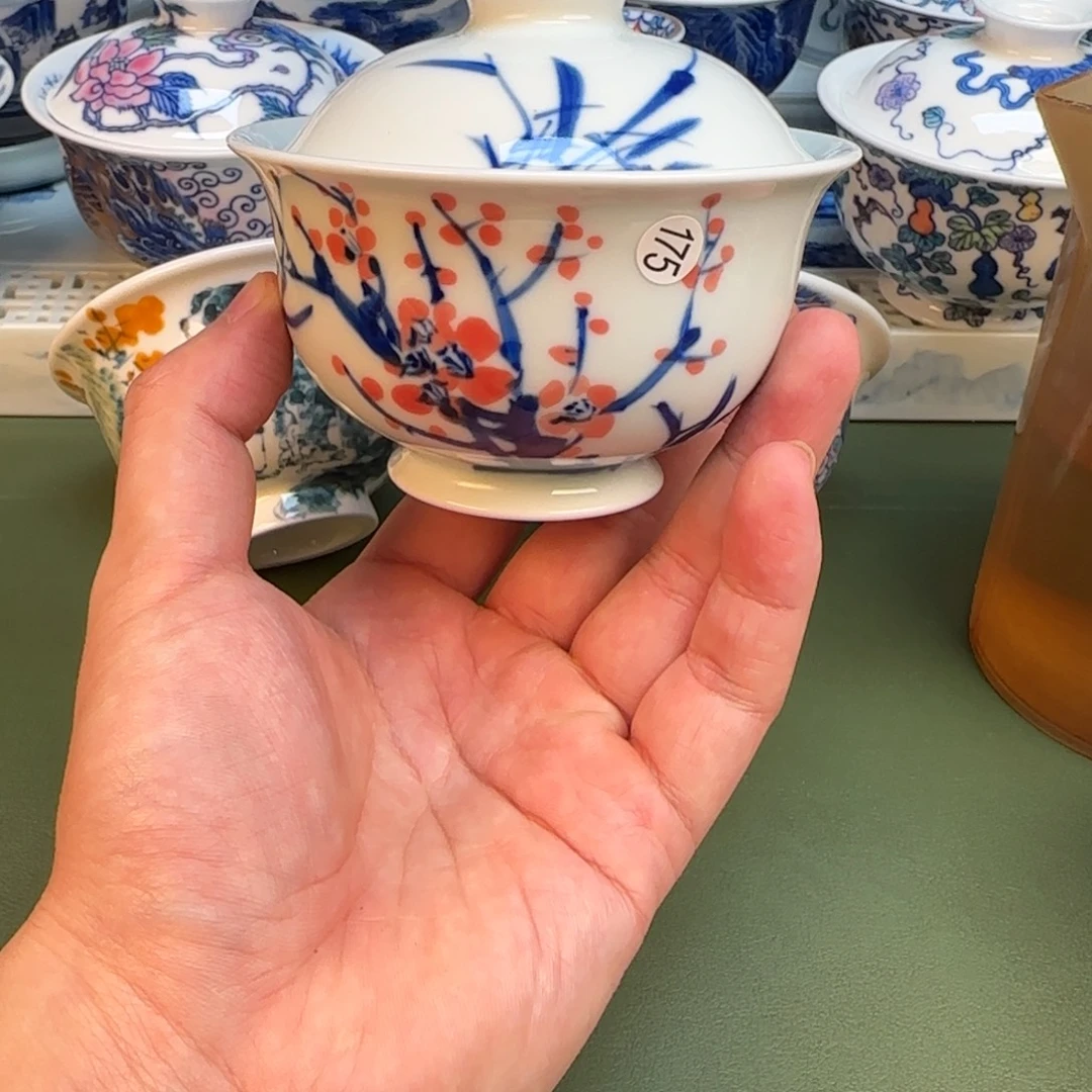 彦祖纯手工手绘茶具175