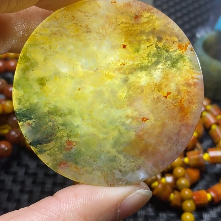 玛瑙/玉髓颈饰未镶嵌L****月