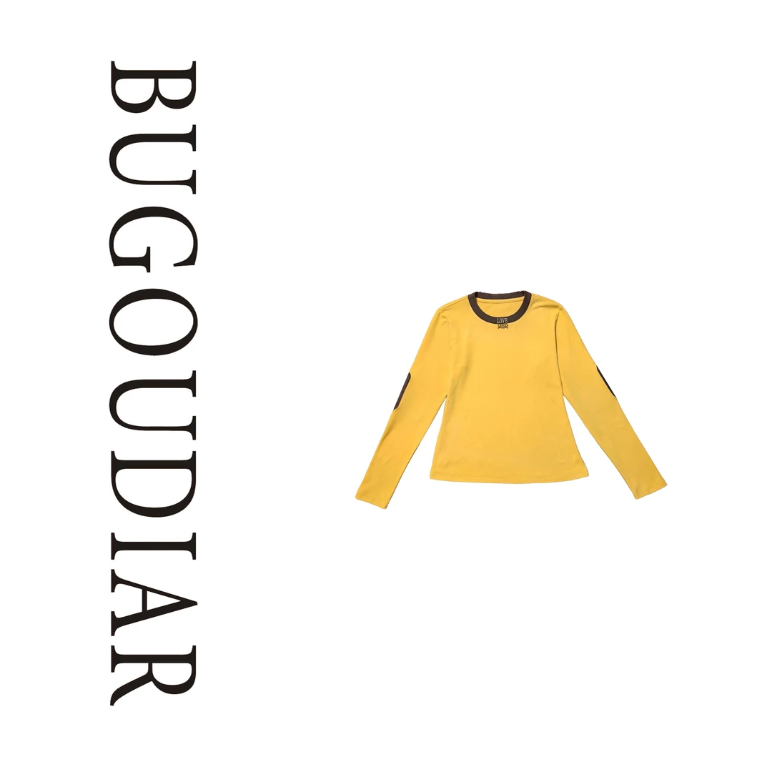 BU217新款百搭简约时尚德绒T恤