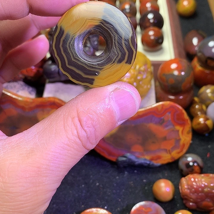 风***者玛瑙/玉髓未镶嵌颈饰